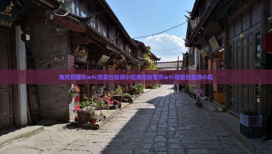 南充到重庆wfc观景台旅游小吃