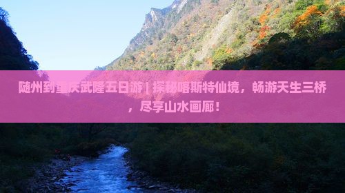 随州到重庆武隆五日游