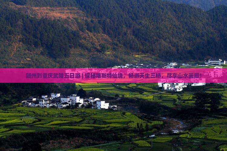 随州到重庆武隆五日游