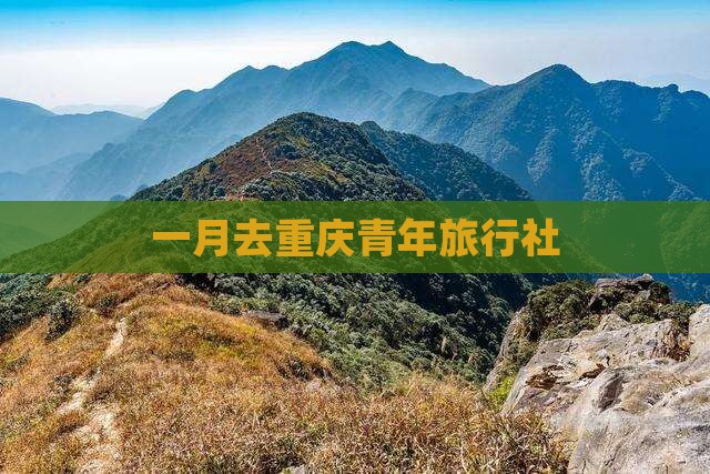 一月去重庆旅行社