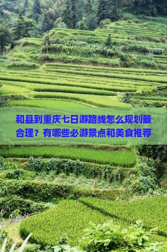 和县到重庆七日游