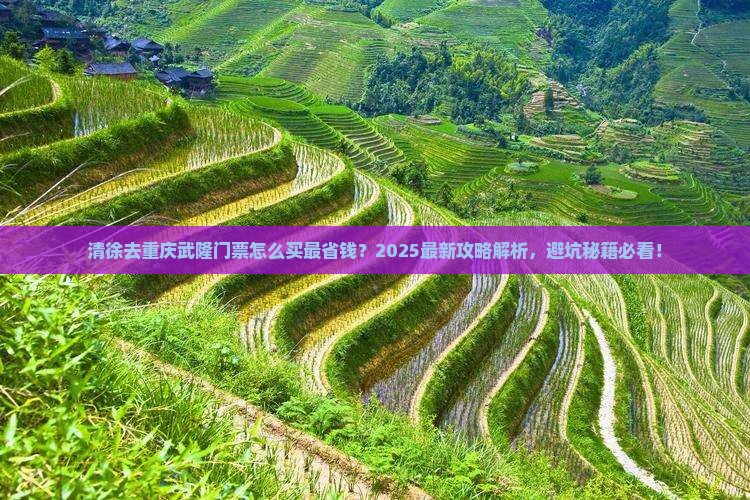 清徐去重庆武隆门票