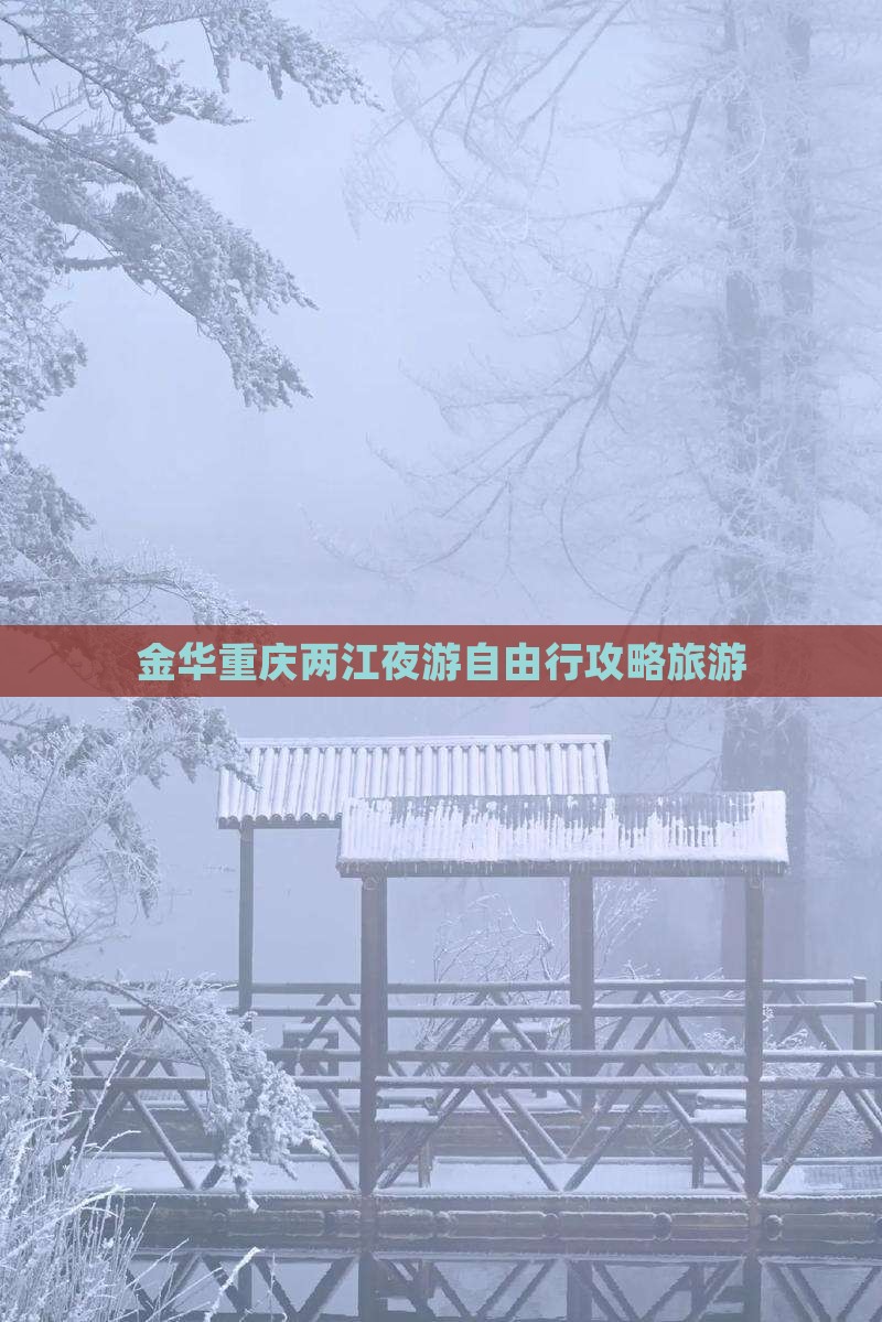 金华去重庆两江夜游自由行