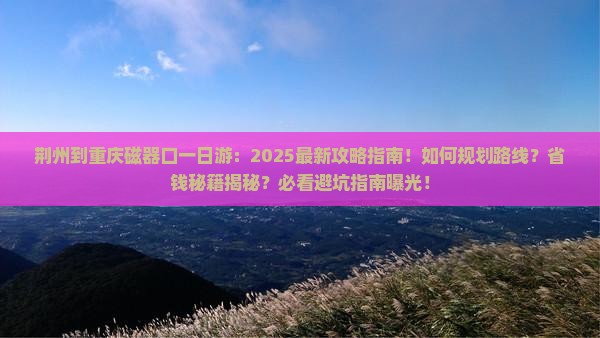 荆州到重庆磁器口一日