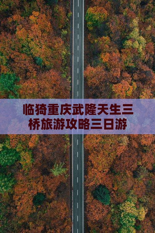 临猗去重庆武隆天生三桥三日游