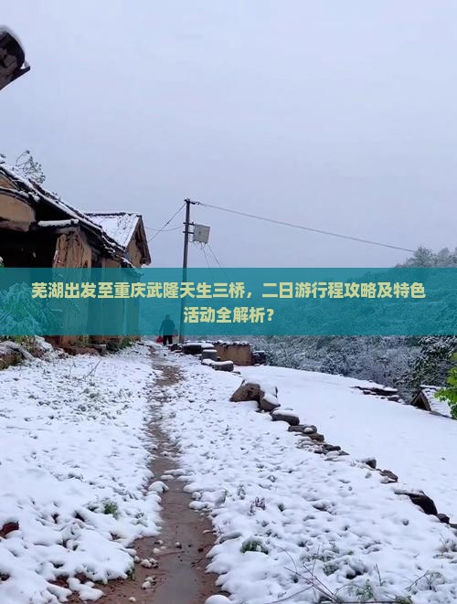 芜湖出发至重庆武隆天生三桥，二日游行程攻略及特色活动全解析？