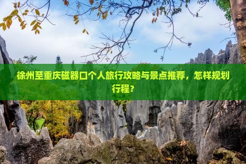 徐州到重庆磁器口个人游