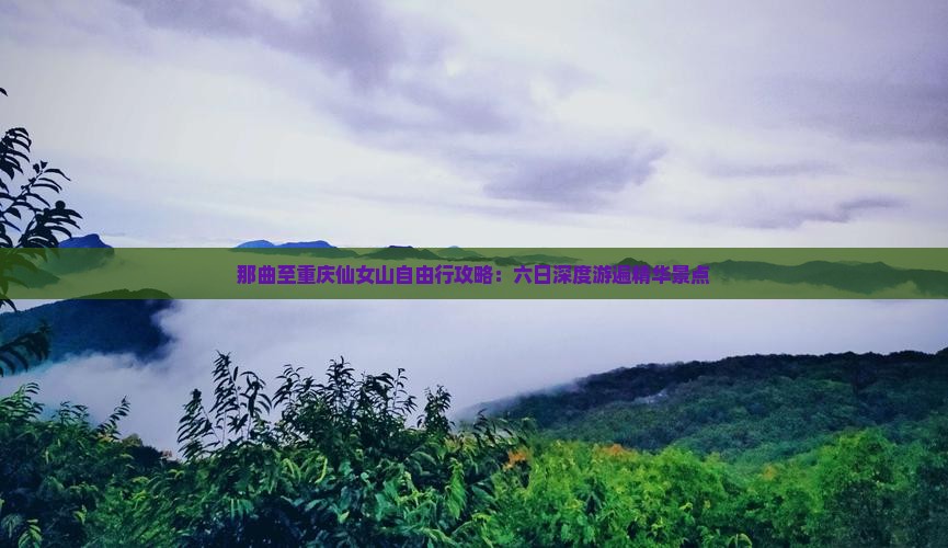 那曲去重庆仙女山六日游