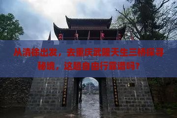 清徐去重庆武隆天生三桥自由团