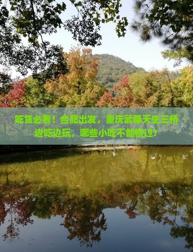 合肥去重庆武隆天生三桥旅游小吃
