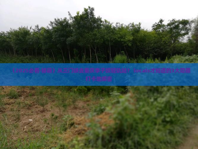 三门峡到重庆李子坝轻轨站必去地