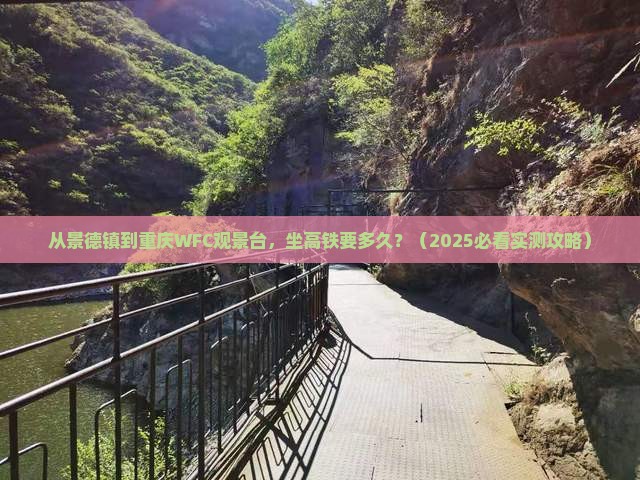 景德镇去重庆wfc观景台必去地