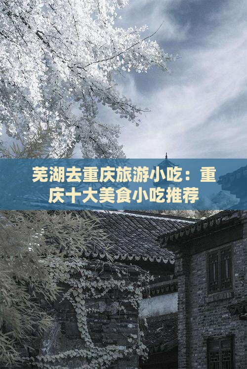 芜湖去重庆旅游小吃