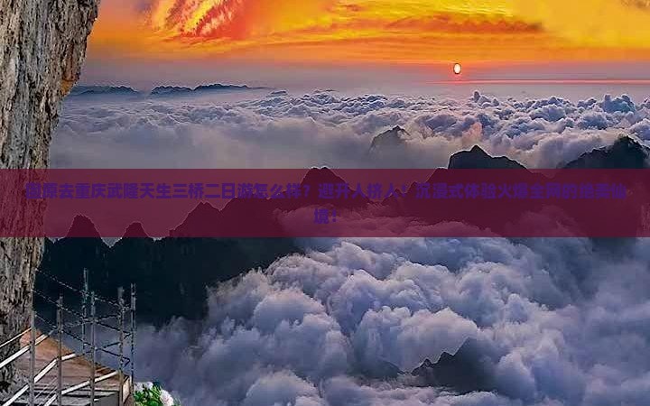 固原去重庆武隆天生三桥二日游