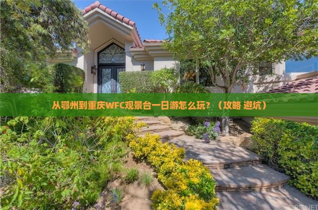 鄂州到重庆wfc观景台一日