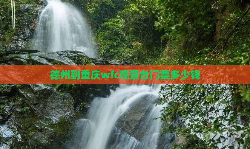 德州到重庆wfc观景台门票