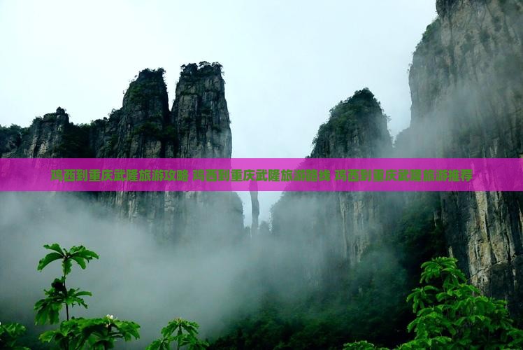 鸡西到重庆武隆旅游