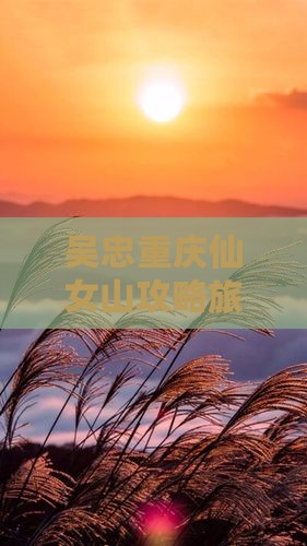 吴忠去重庆仙女山自由行