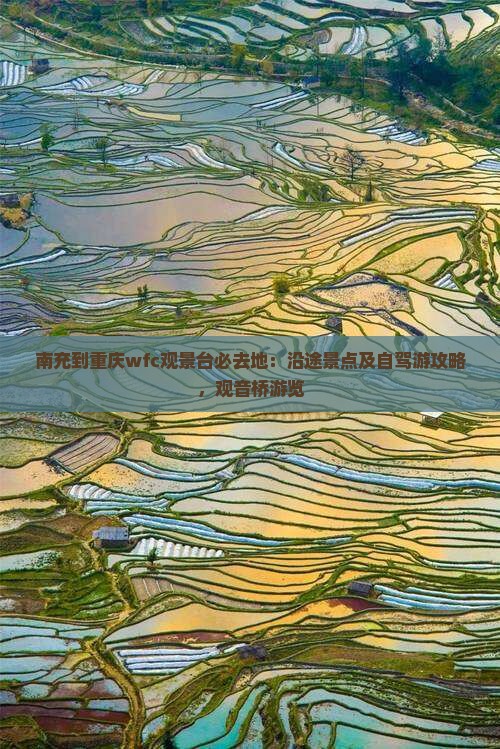 南充到重庆wfc观景台必去地：沿途景点及自驾游攻略，观音桥游览