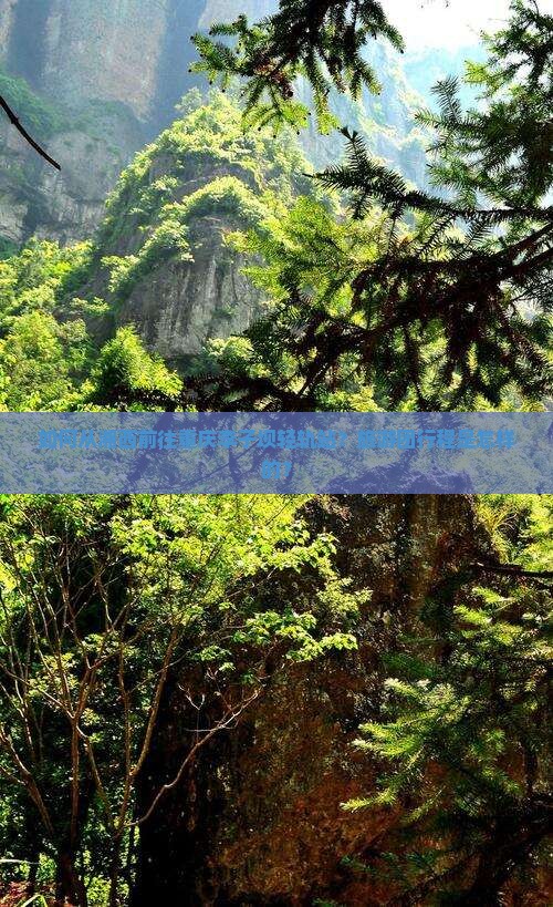 湘西去重庆李子坝轻轨站大型旅游团