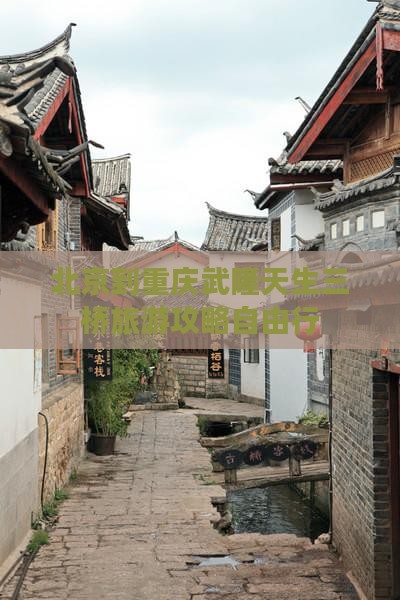 北京去重庆武隆天生三桥自由行
