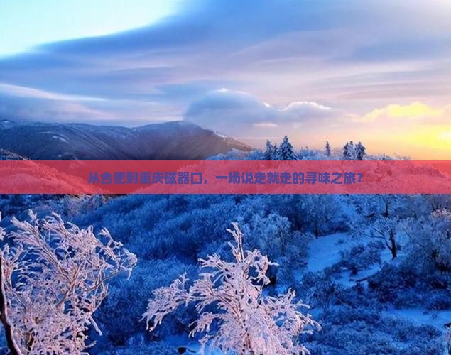 合肥去重庆磁器口景点