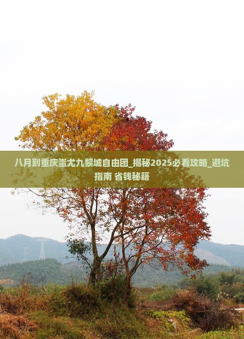 八月到重庆蚩尤九黎城自由团