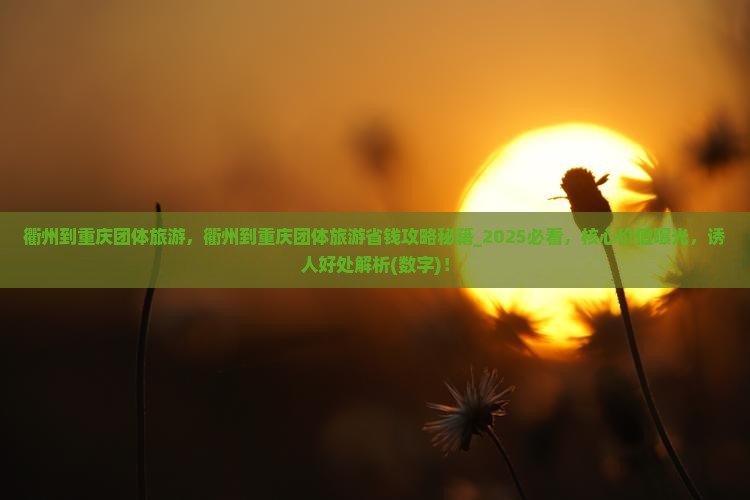 衢州到重庆团体旅游