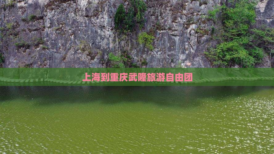 上海到重庆武隆自由团