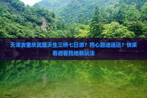 天津去重庆武隆天生三桥七日游