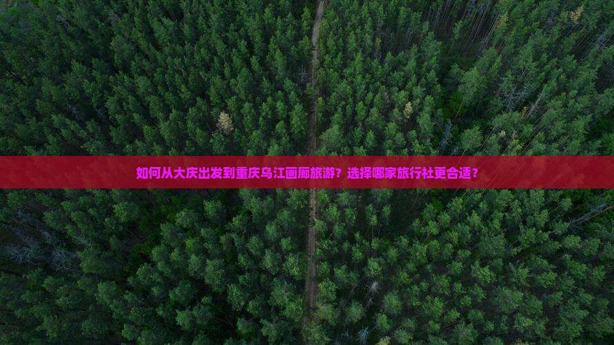 大庆去重庆乌江画廊旅行社
