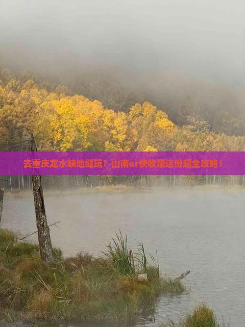 山南去重庆龙水峡地缝攻略