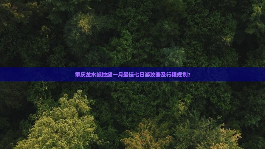 一月到重庆龙水峡地缝七日游 一月到重庆龙水峡地缝七日游