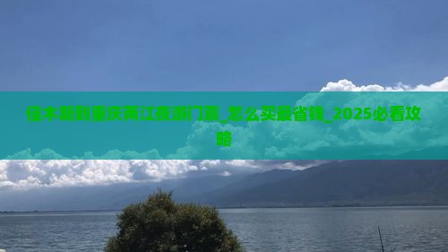 佳木斯到重庆两江夜游门票