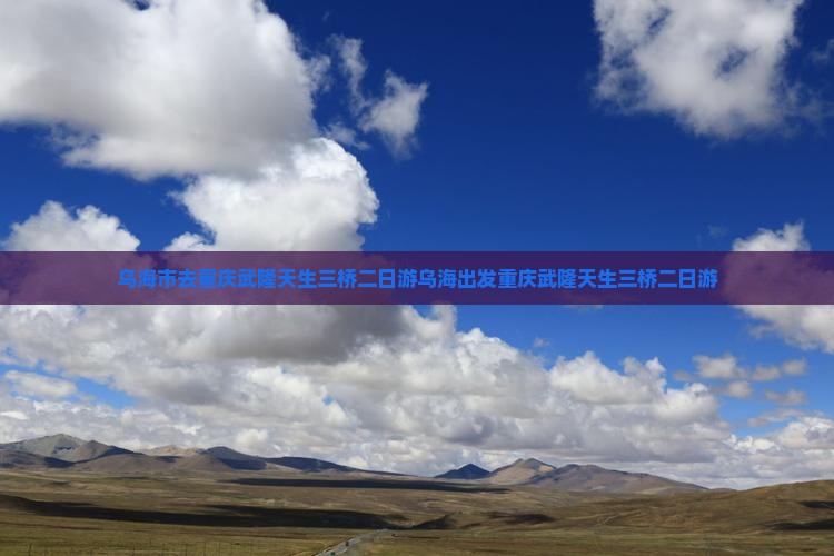 乌海市去重庆武隆天生三桥二日游