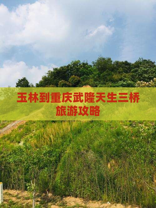 玉林去重庆武隆天生三桥旅游