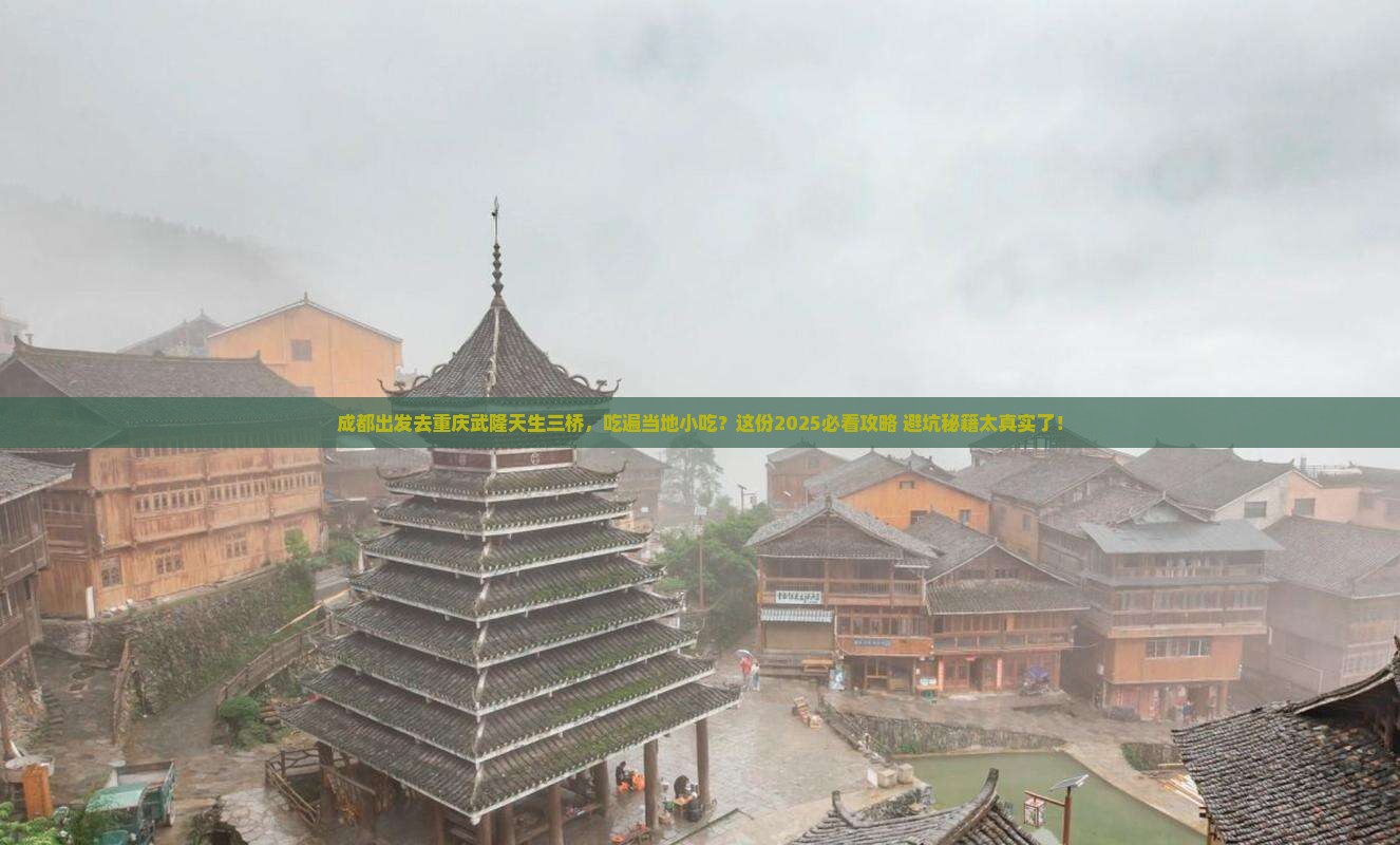 成都去重庆武隆天生三桥旅游小吃