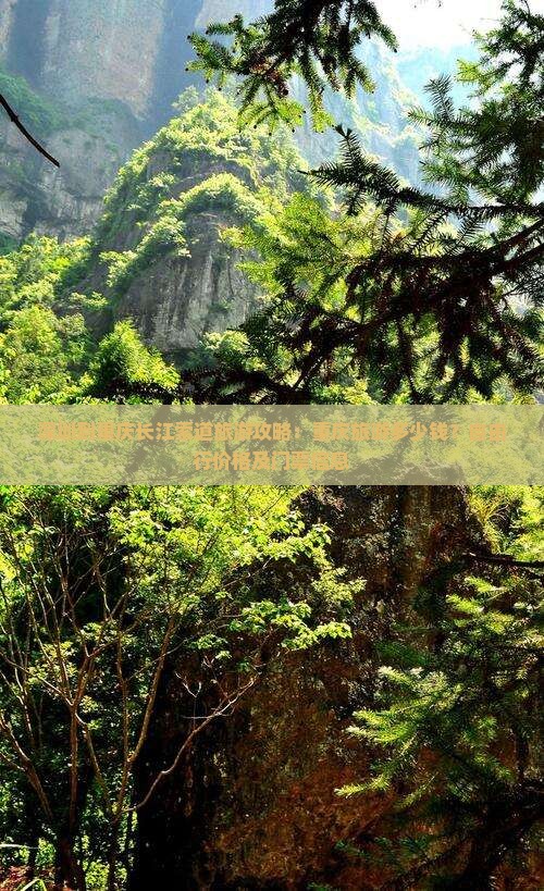 深圳到重庆长江索道旅游攻略：重庆旅游多少钱？自由行价格及门票信息