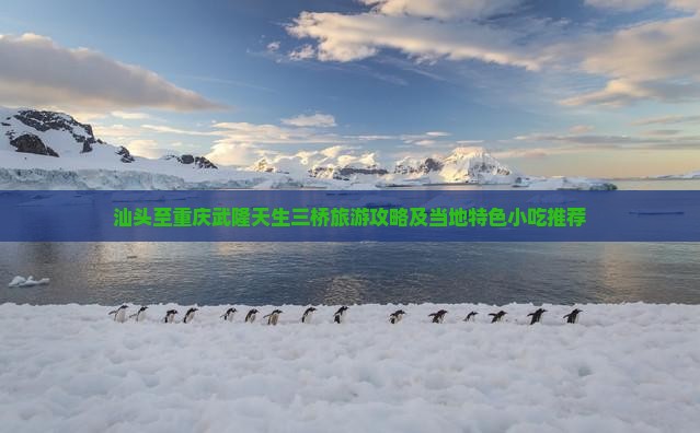 汕头去重庆武隆天生三桥旅游小吃
