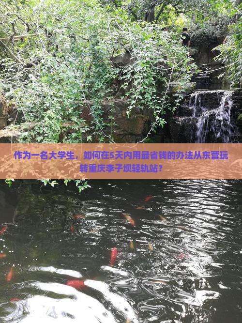东营到重庆李子坝轻轨站五日游