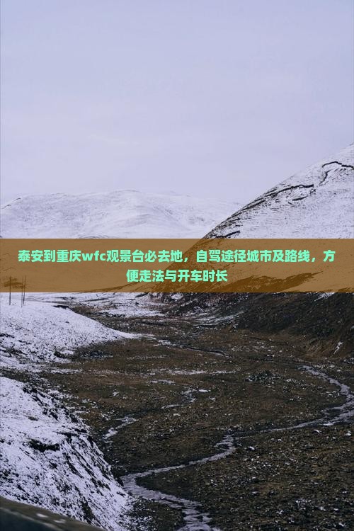 泰安到重庆wfc观景台必去地
