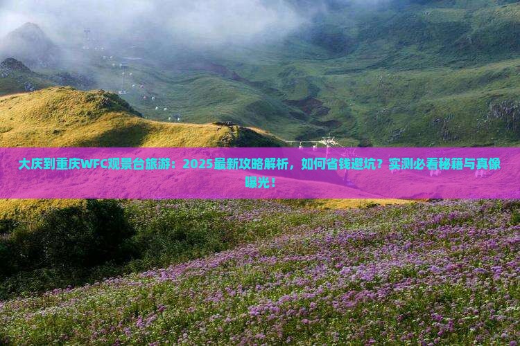 大庆到重庆wfc观景台旅游