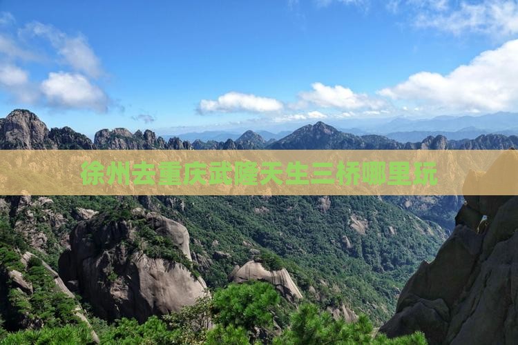 徐州去重庆武隆天生三桥哪里玩