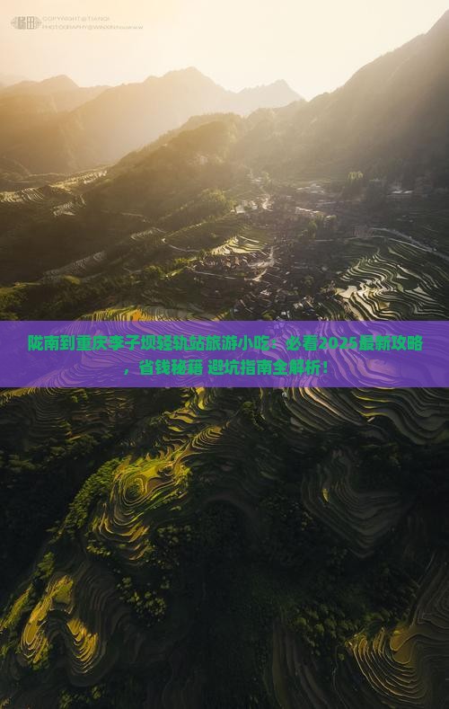 陇南到重庆李子坝轻轨站旅游小吃