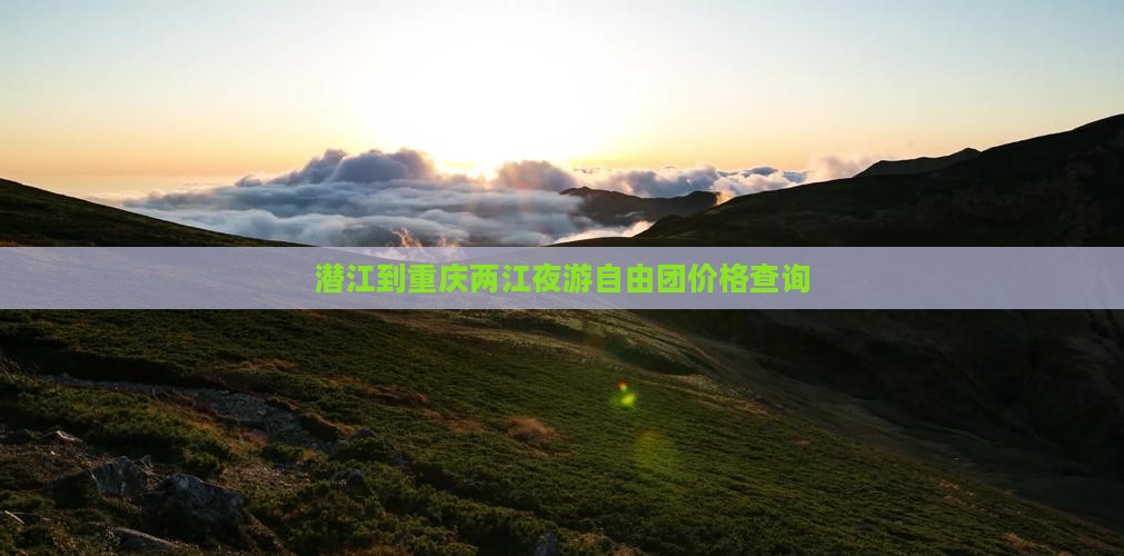 潜江到重庆两江夜游自由团价格查询