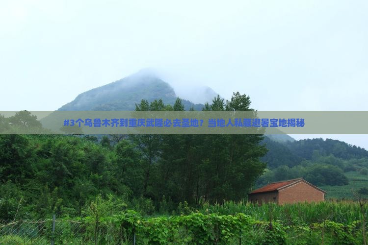 乌鲁木齐到重庆武隆必去地