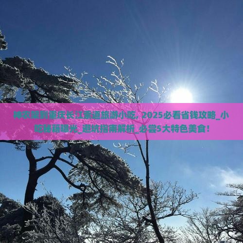 神农架到重庆长江索道旅游小吃