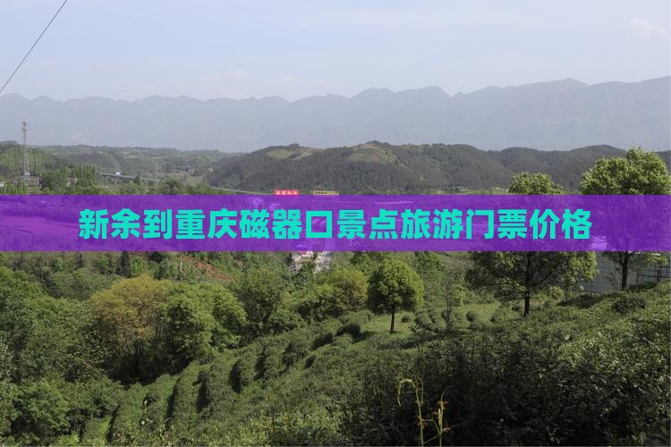 新余到重庆磁器口门票