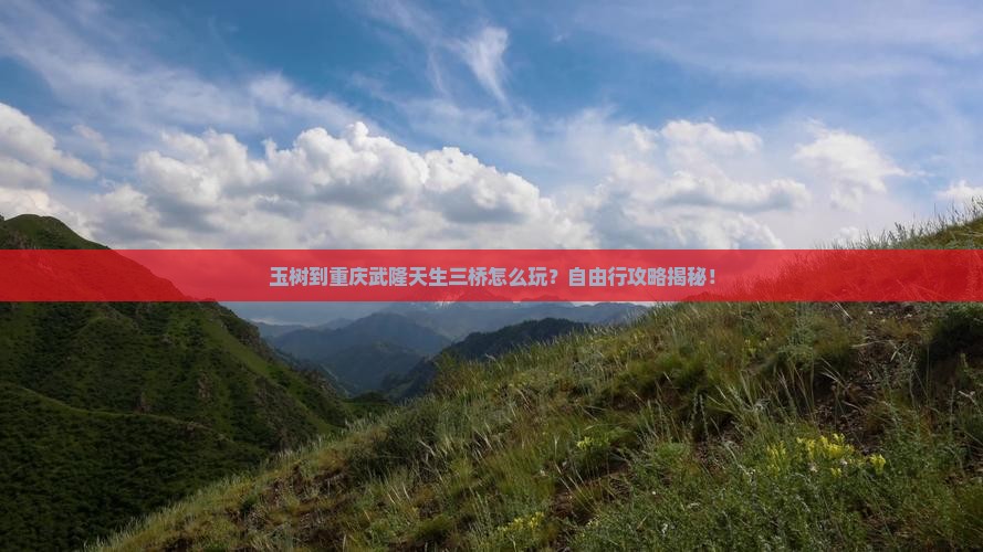玉树到重庆武隆天生三桥自由行