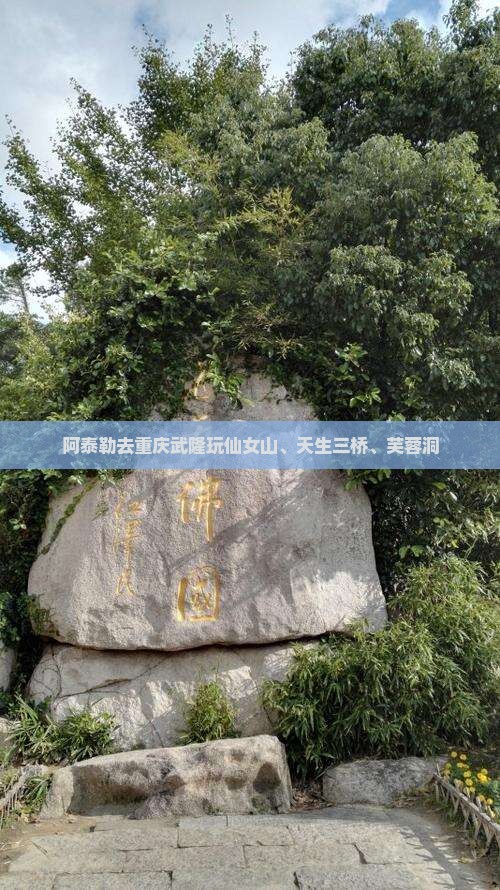 阿泰勒去重庆武隆玩仙女山、天生三桥、芙蓉洞